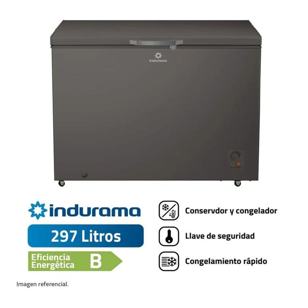 Congeladora 297L Defrost Gris Indurama CI 320DG