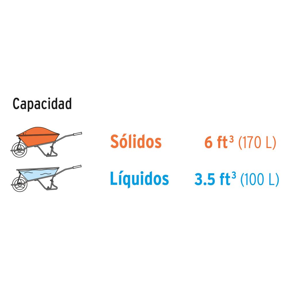 Carretilla Buggy Truper11776 6ft Capacidad