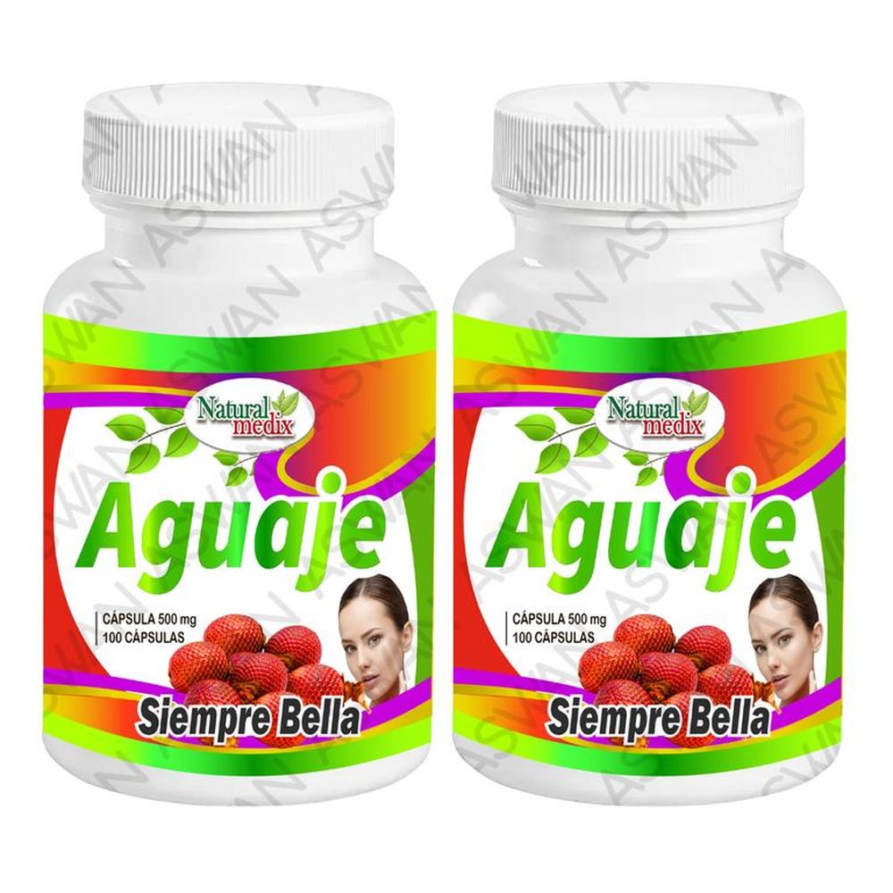 PACK DE 2 AGUAJE SIEMPRE BELLA 100 CAPSULAS - NATURAL MEDIX