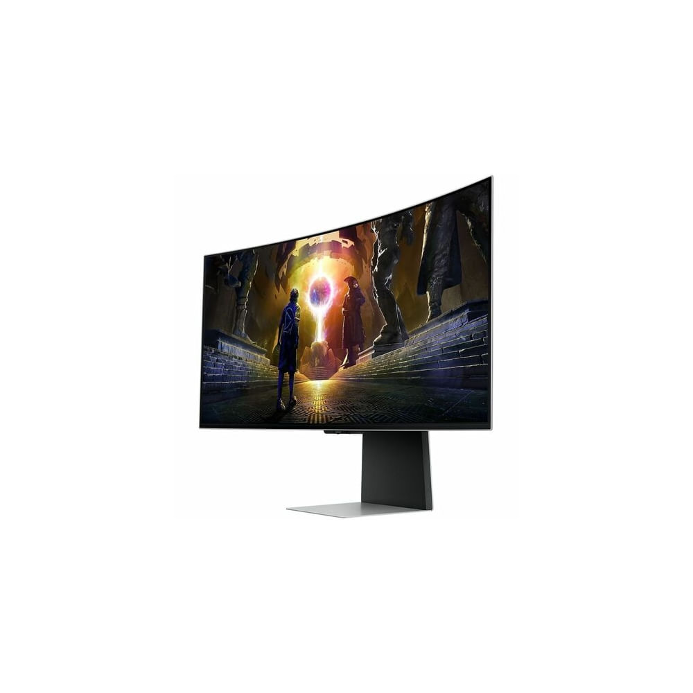 Monitor curvo Samsung Odyssey G8 de 34"" UWQHD OLED - 3440x1440, 175Hz, FreeSync, Plata