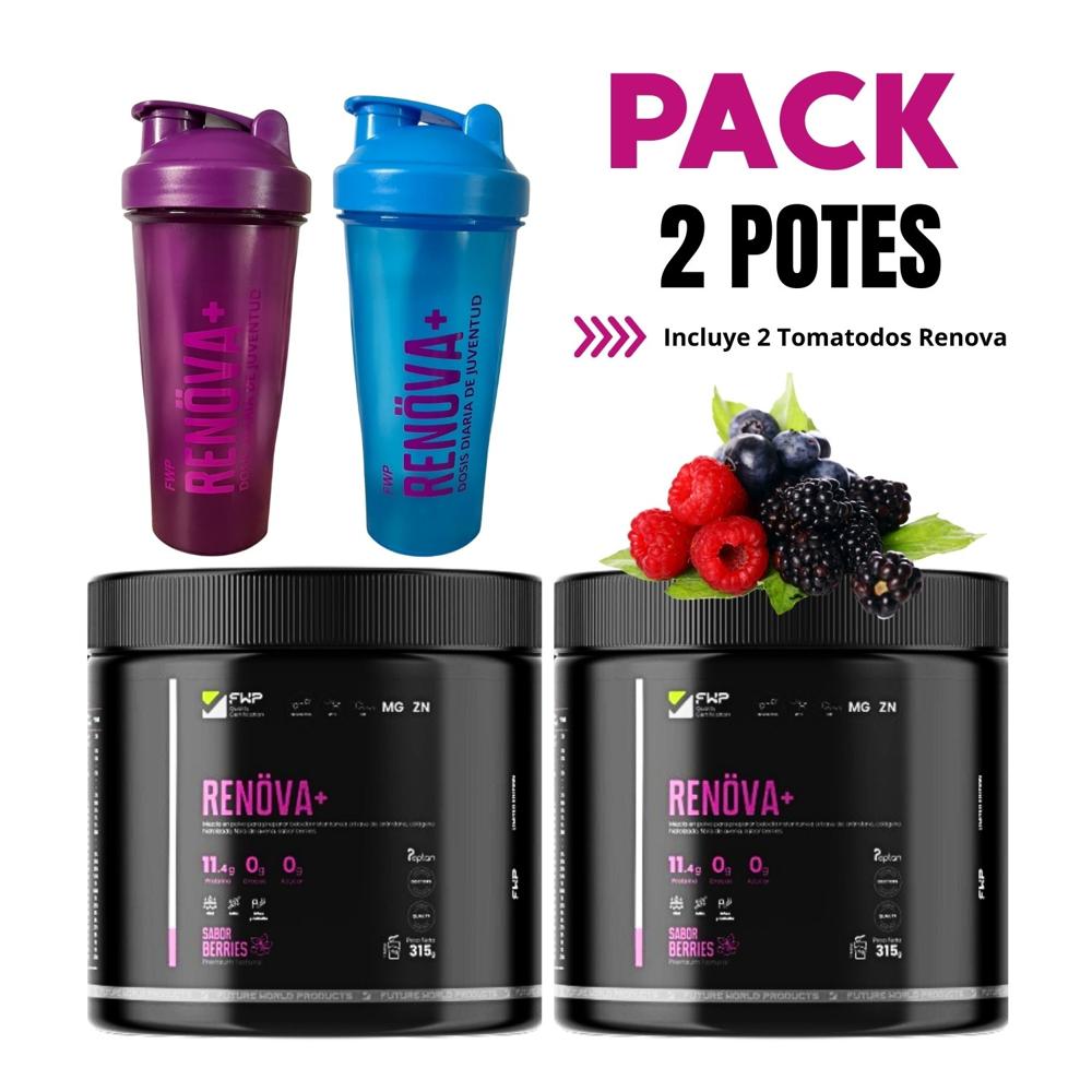 COLÁGENO ORIGINAL FWP RENOVA PACK 2 POTES Y 2 TOMATODOS GRATIS
