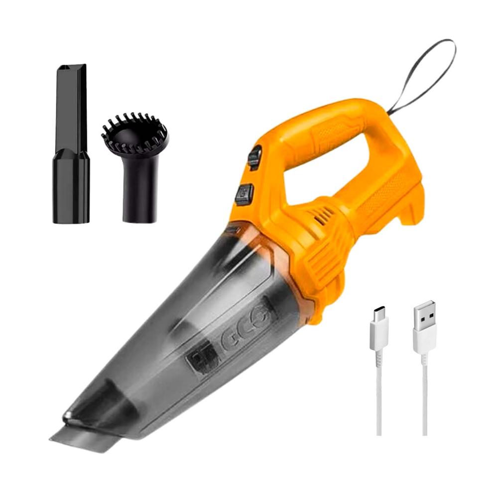 Aspiradora Inalámbrica Para Auto 12v Con Batería Ingco