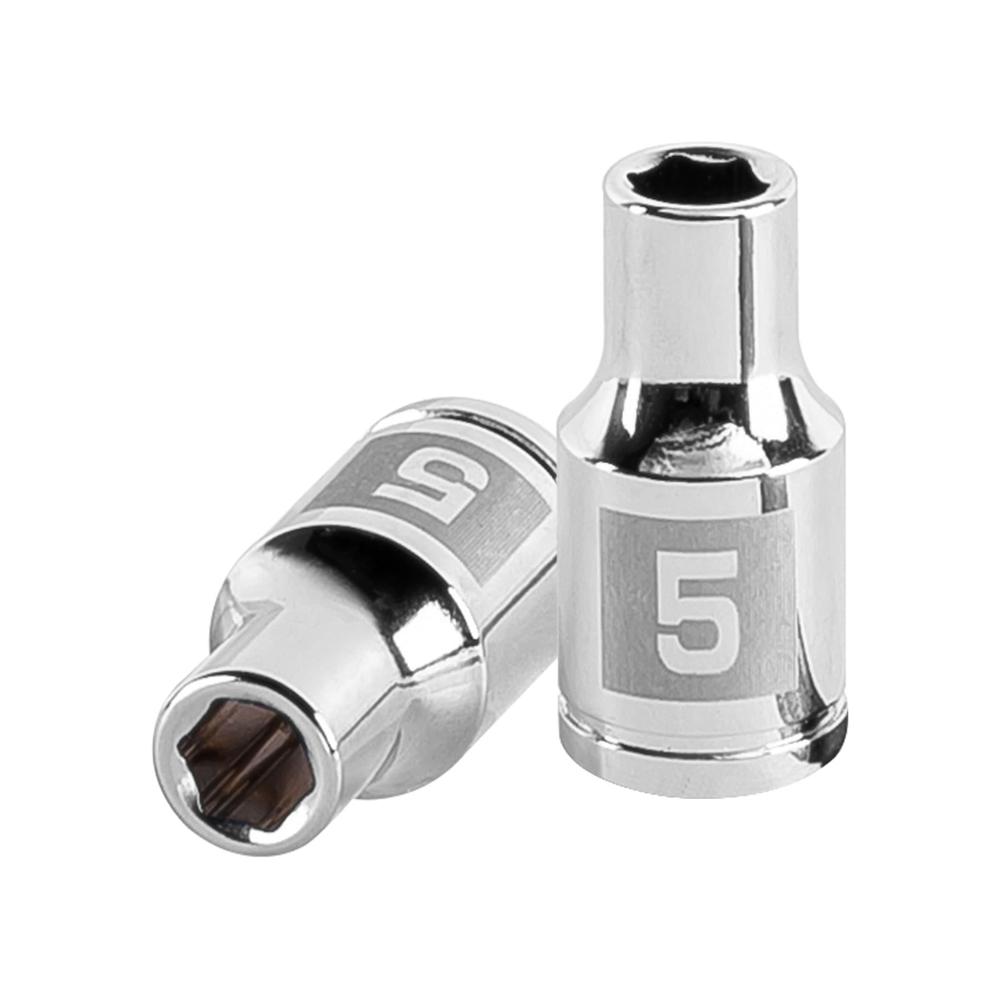 Dado 5mm Hexagonal Encastre de 1/4"" 13167 Truper