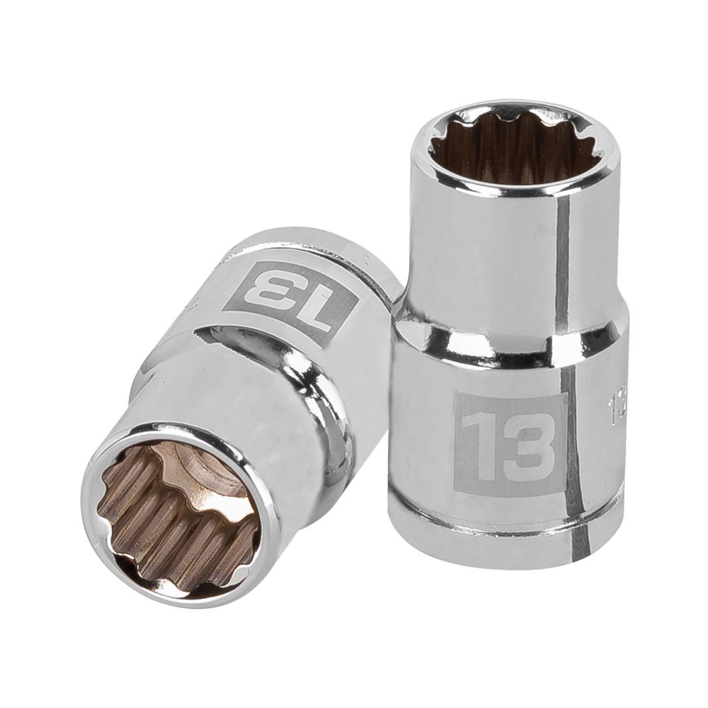 Dado 13mm Poligonal Encastre de 1/2"" 13527 Truper