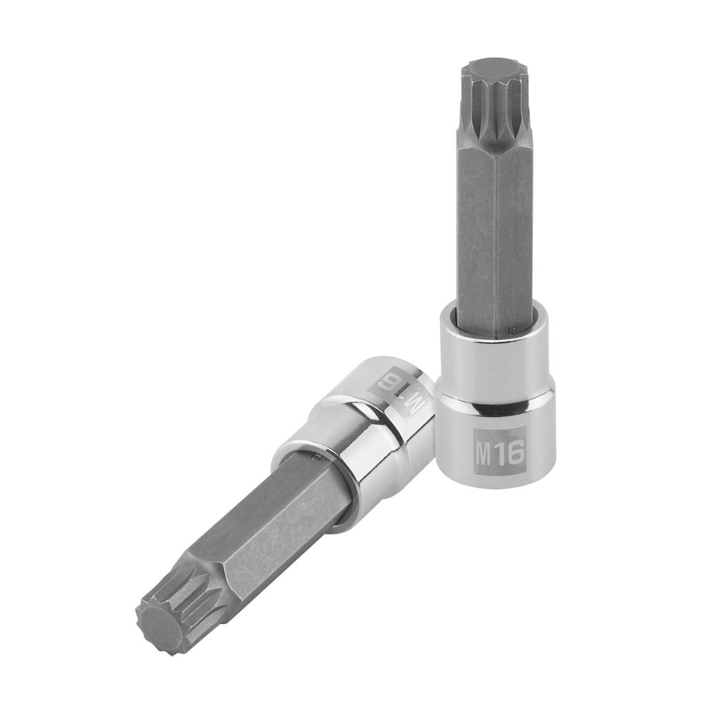 Dado M16 Bristol Punta Larga Encastre de 1/2"" 101304 Truper