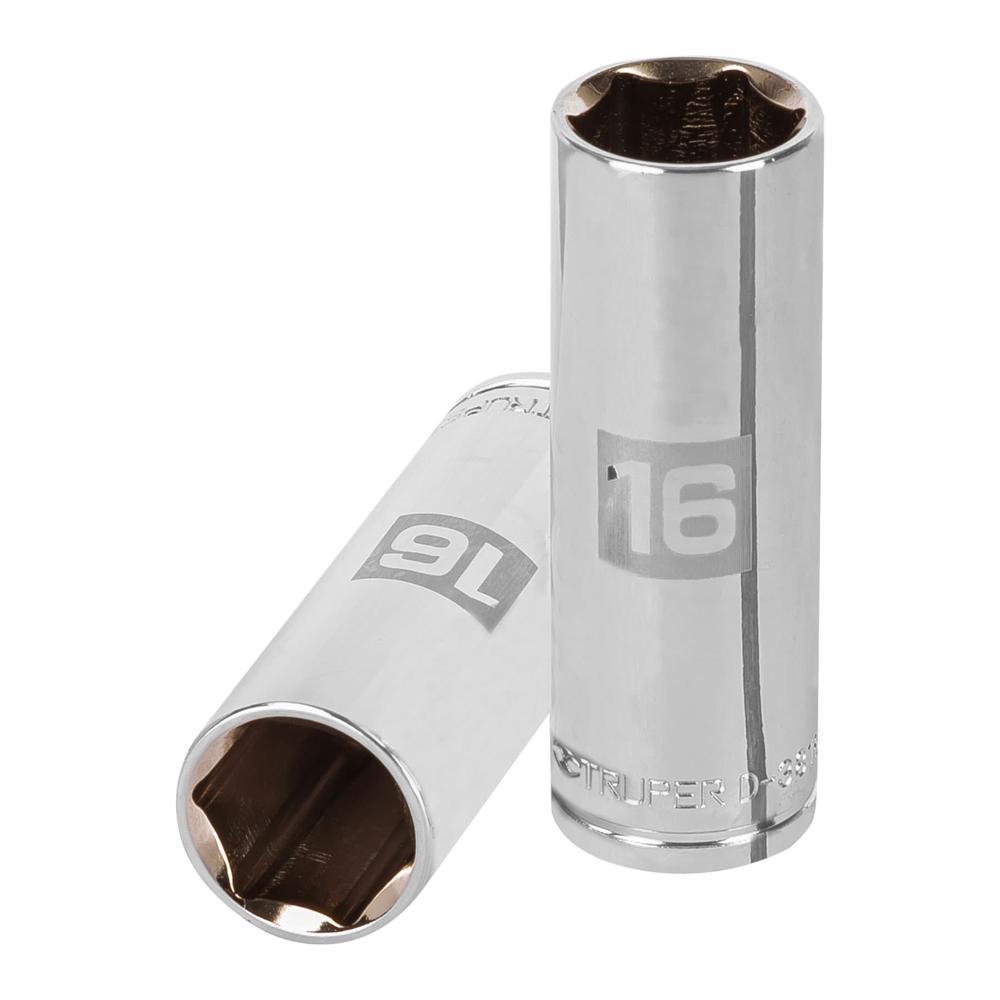 Dado 16mm Hexagonal Tubular Encastre de 3/8"" 13776 Truper