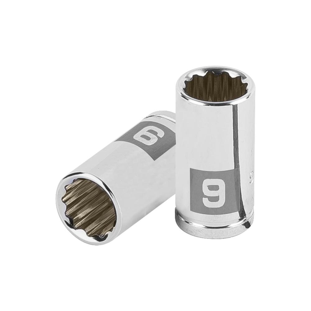 Dado 9mm Poligonal Encastre de 1/4"" 100981 Truper