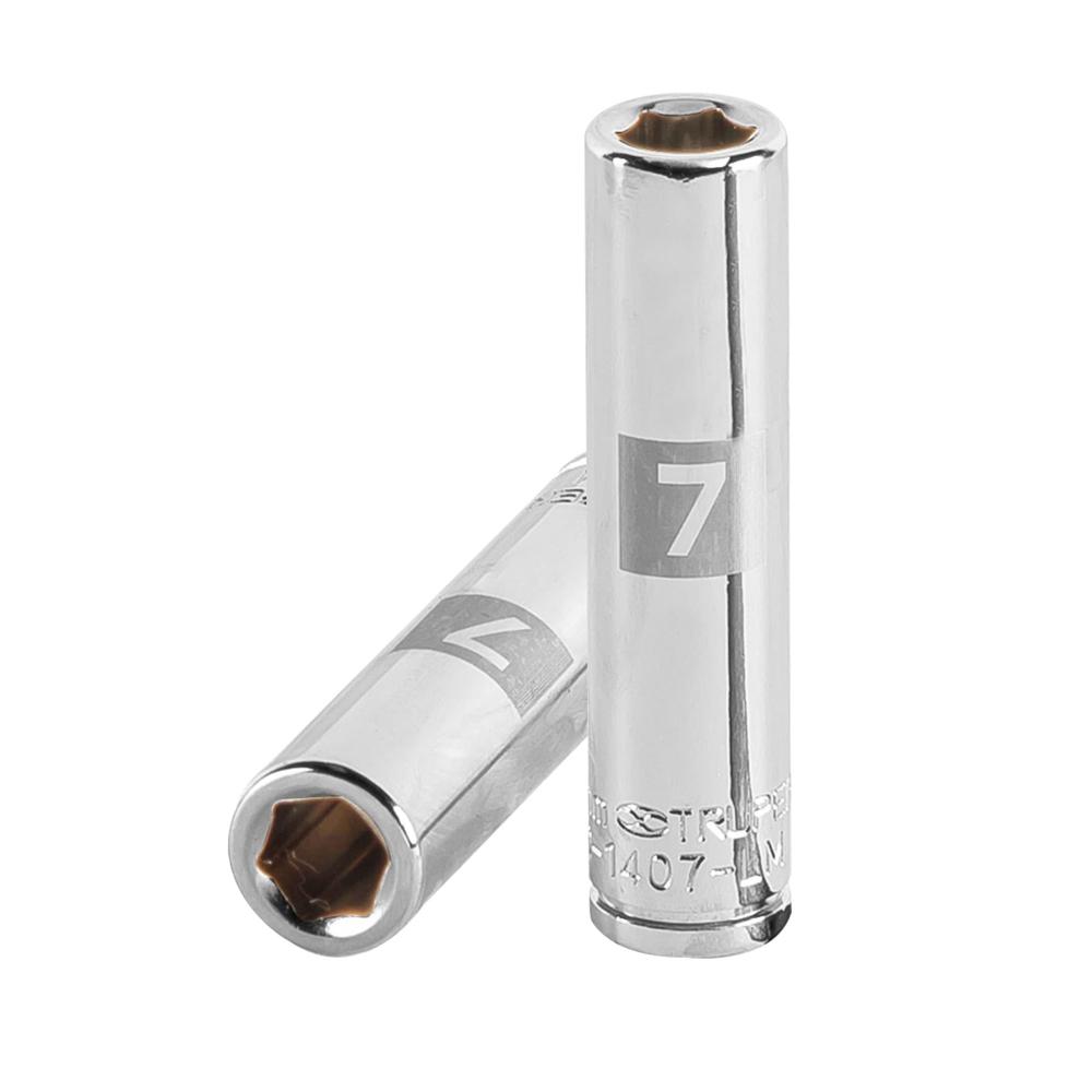 Dado 7mm Hexagonal Tubular Encastre de 1/4"" 13201 Truper