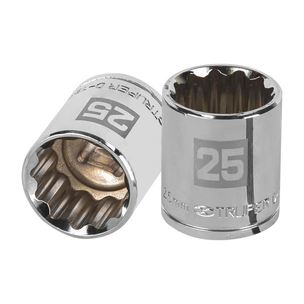 Dado 25mm Poligonal Encastre de 1/2"" 13539 Truper