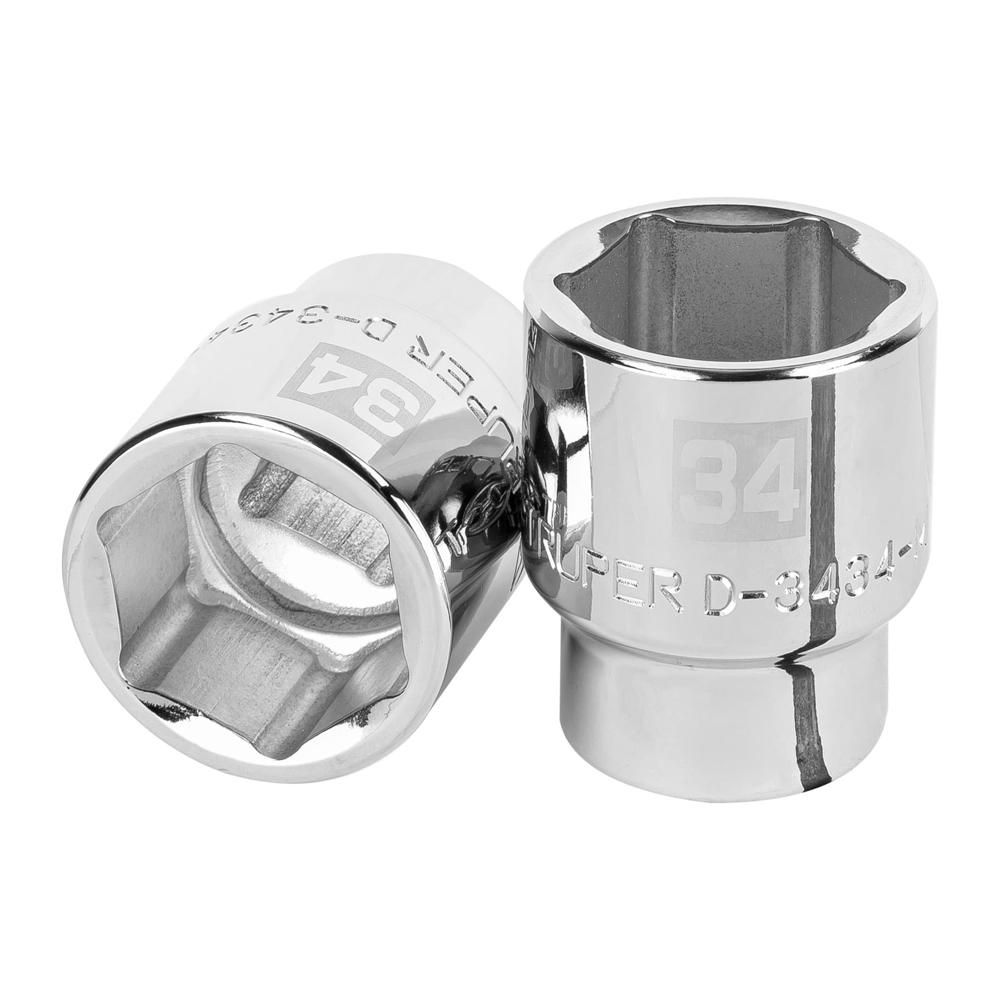 Dado 34mm Hexagonal Encastre de 3/4"" 14985 Truper