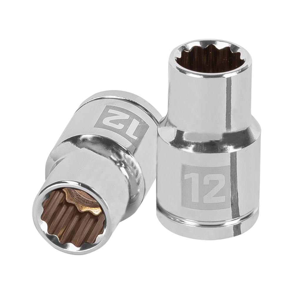 Dado 12mm Poligonal Encastre de 1/2"" 13526 Truper