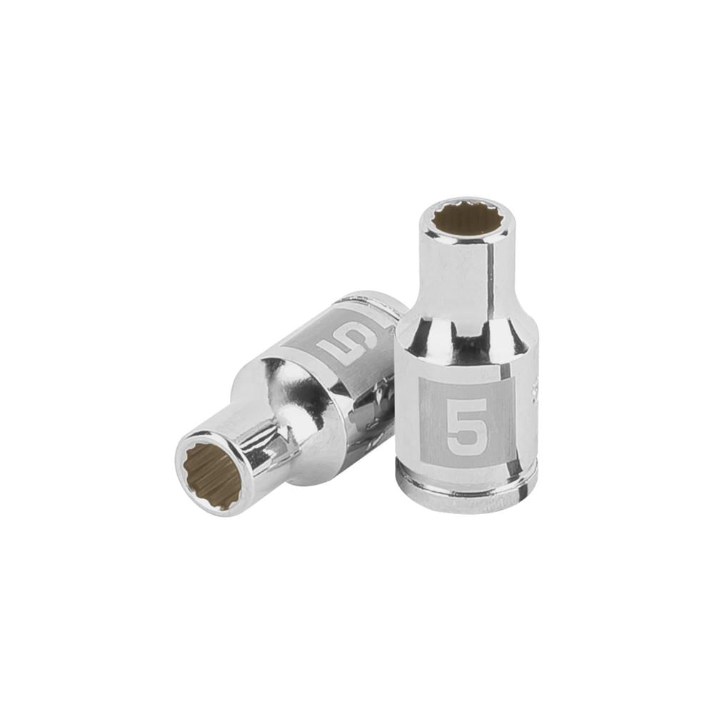 Dado 5mm Poligonal Encastre de 1/4"" 100974 Truper