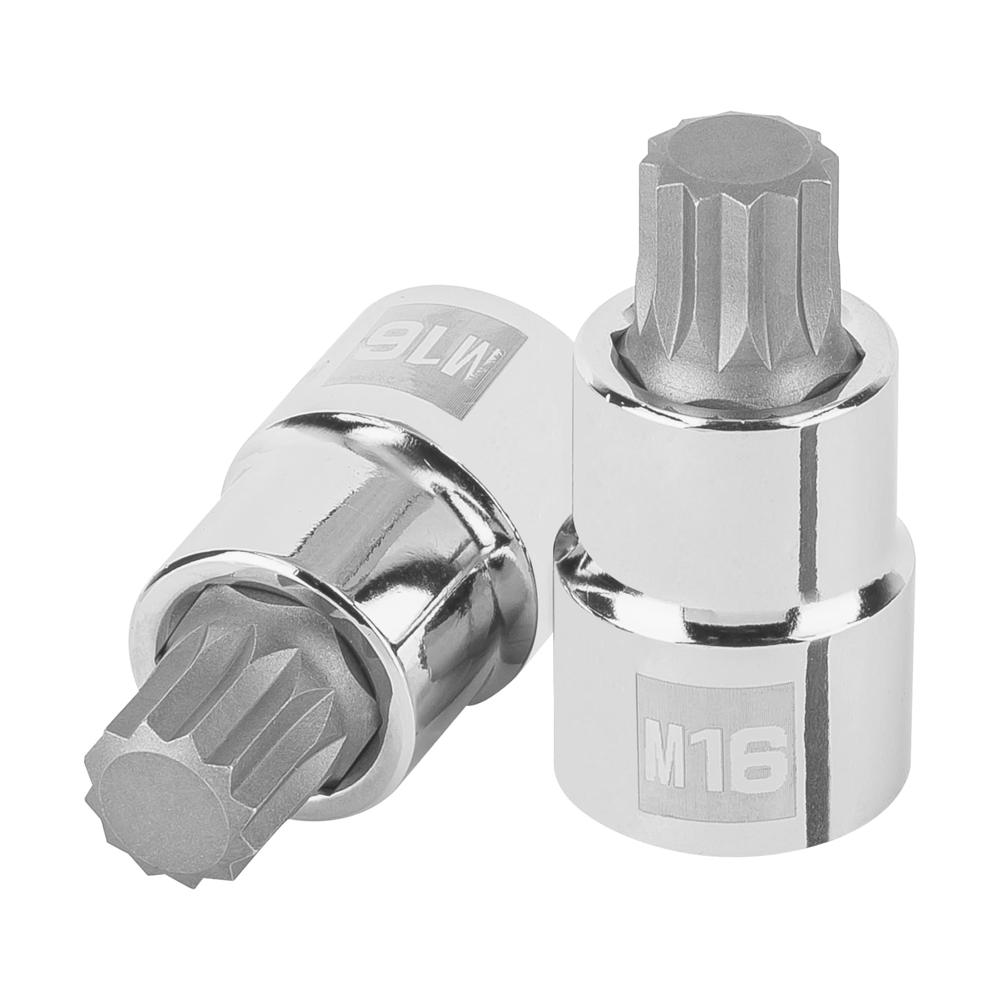 Dado M16 Bristol Punta Corta Encastre de 1/2"" 101247 Truper