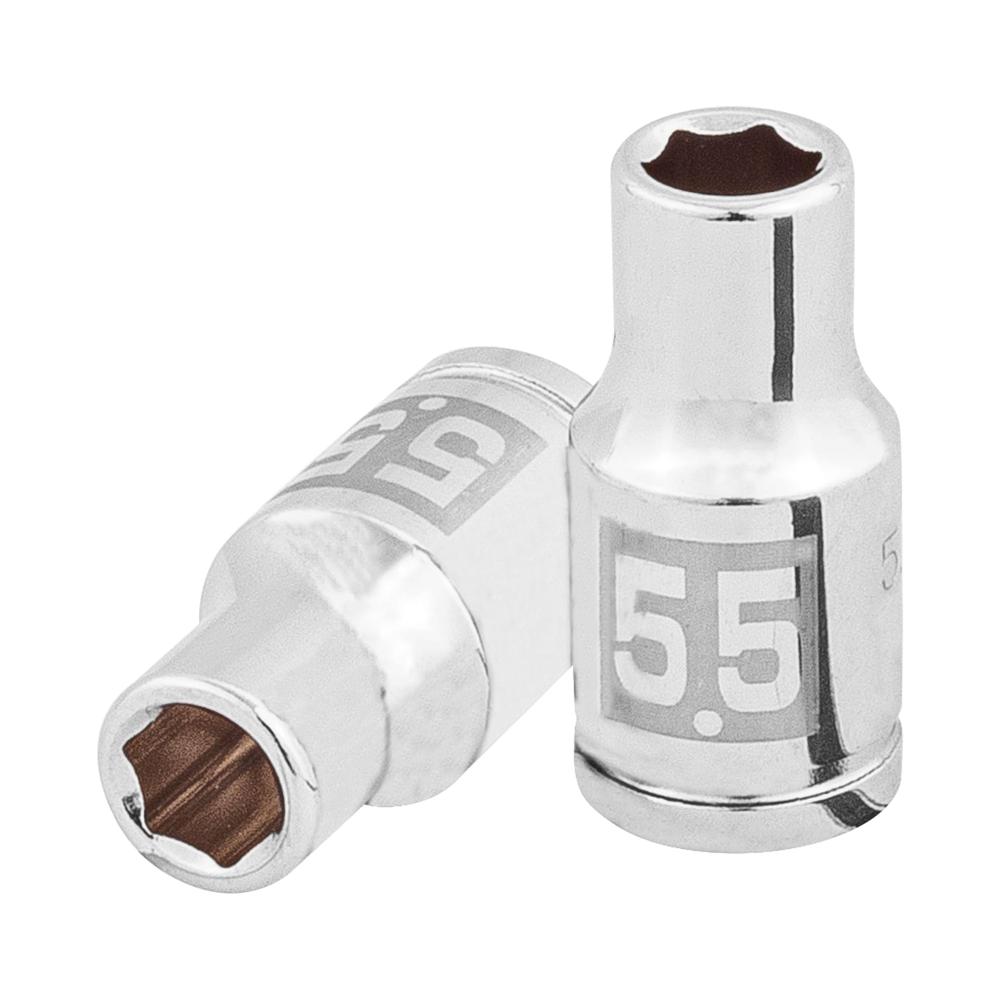 Dado 5.5mm Hexagonal Encastre de 1/4"" 100966 Truper