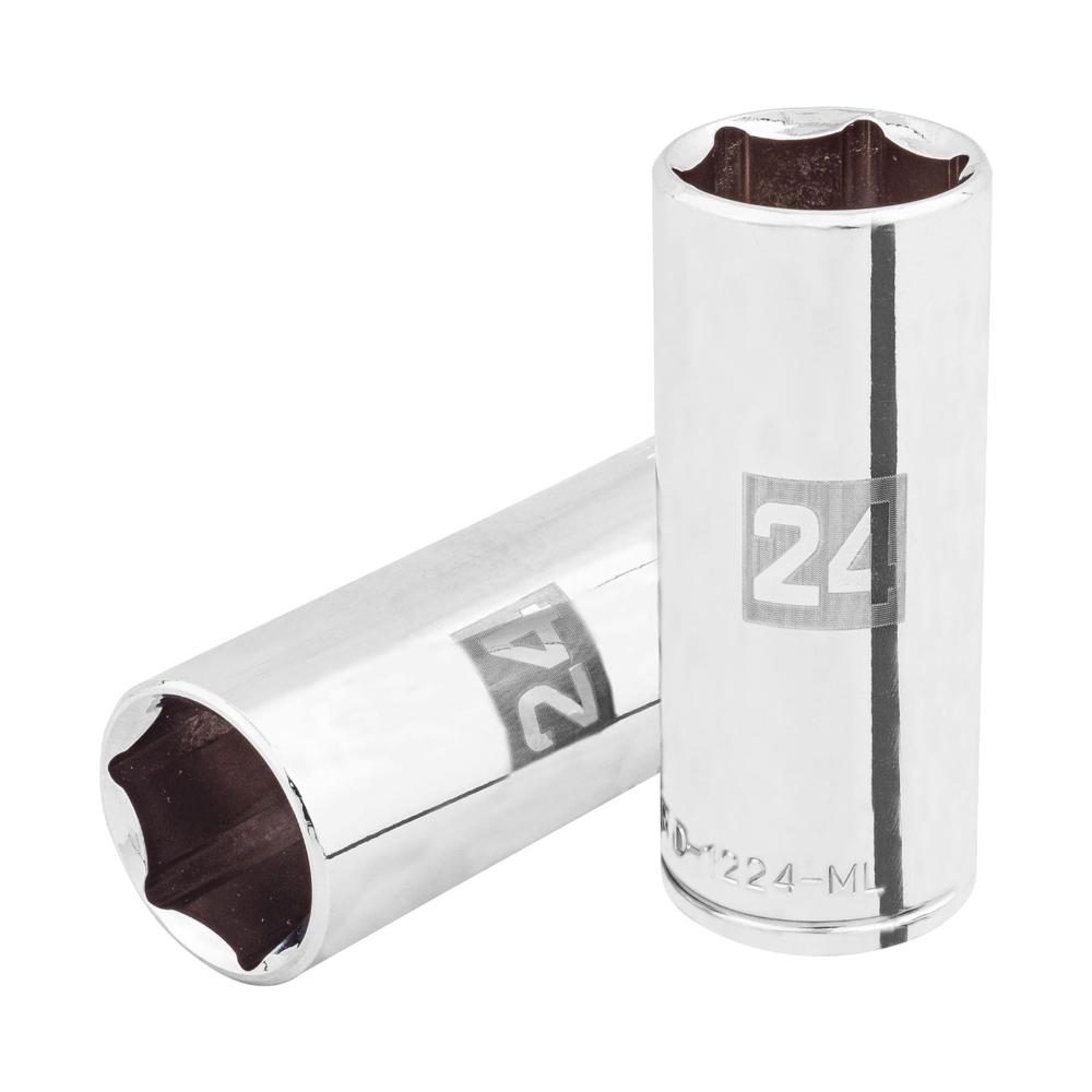 Dado 24mm Hexagonal Tubular Encastre de 1/2"" 101012 Truper