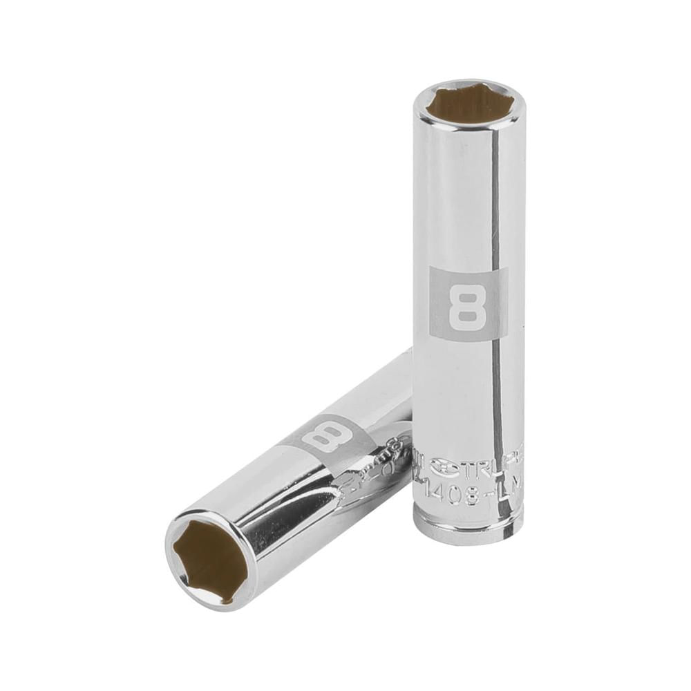 Dado 8mm Hexagonal Tubular Encastre de 1/4"" 13202 Truper