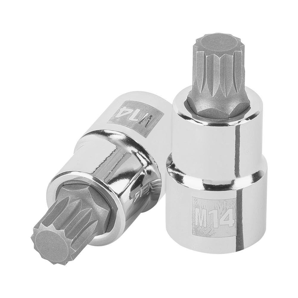 Dado M14 Bristol Punta Corta Encastre de 1/2"" 101246 Truper