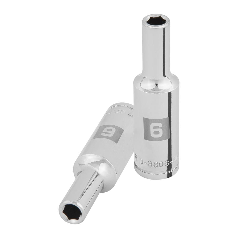 Dado 6mm  Hexagonal Tubular Encastre de 3/8"" 100991 Truper