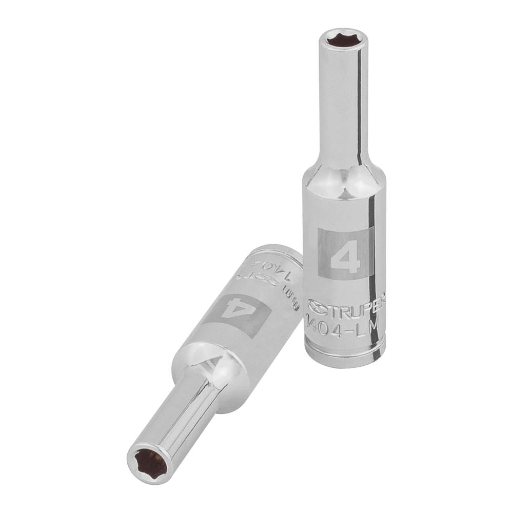 Dado 4mm Hexagonal Tubular Encastre de 1/4"" 100968 Truper