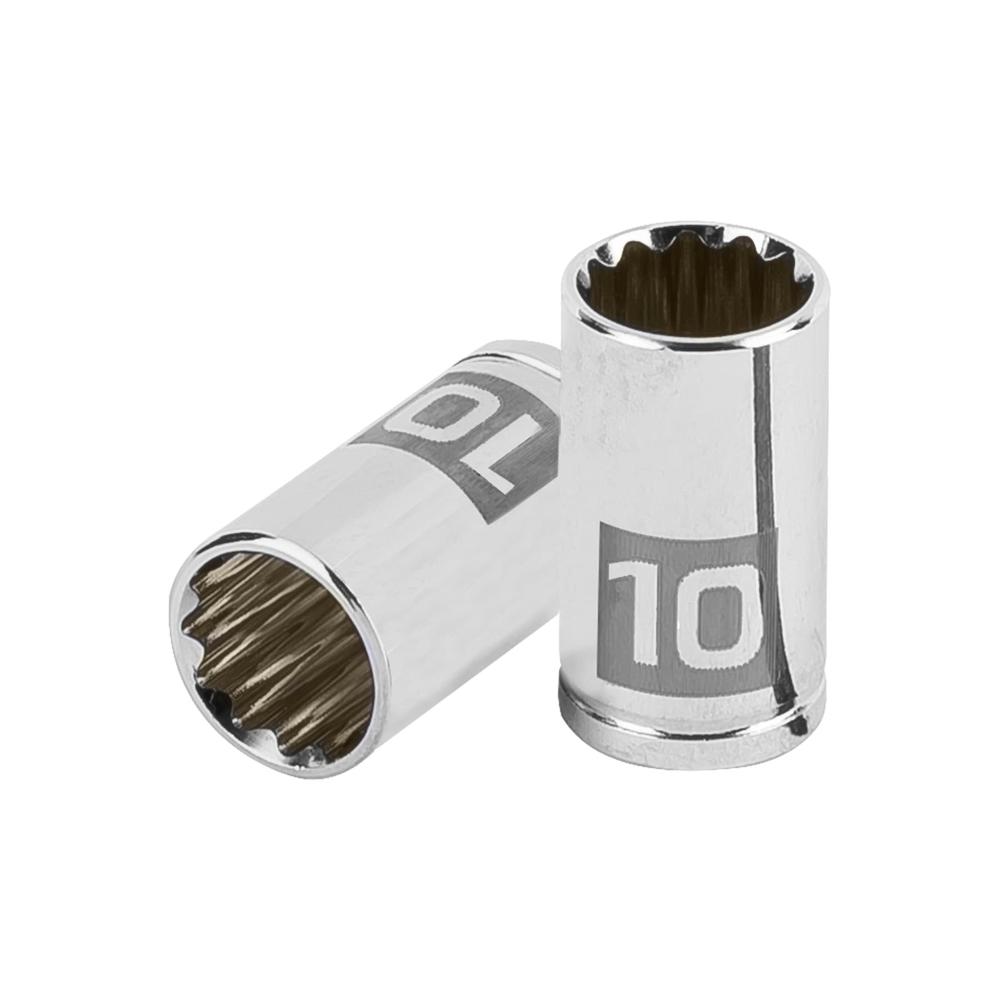 Dado 10mm Poligonal Encastre de 1/4"" 100982 Truper