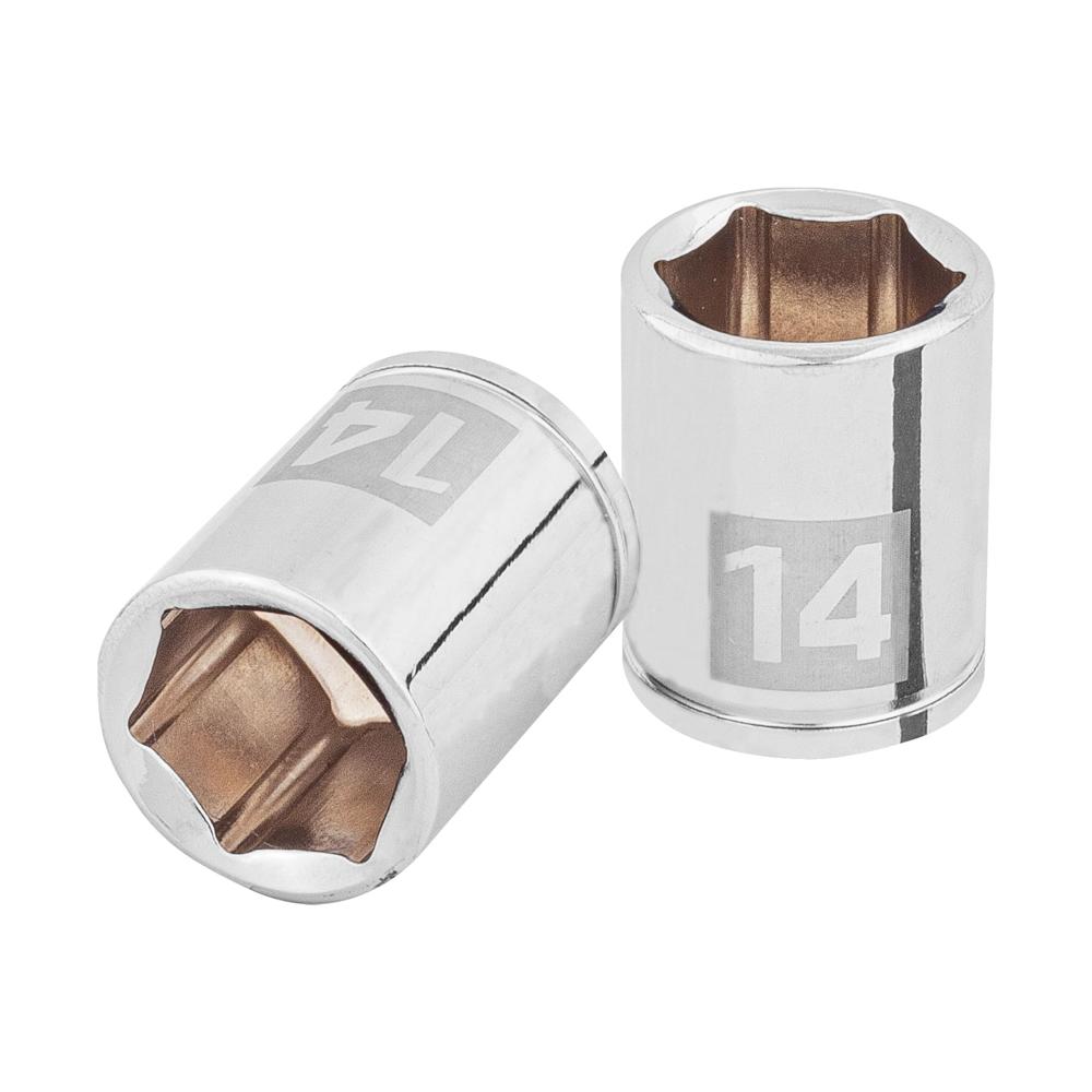 Dado 14mm Hexagonal Encastre de 1/4"" 100967 Truper