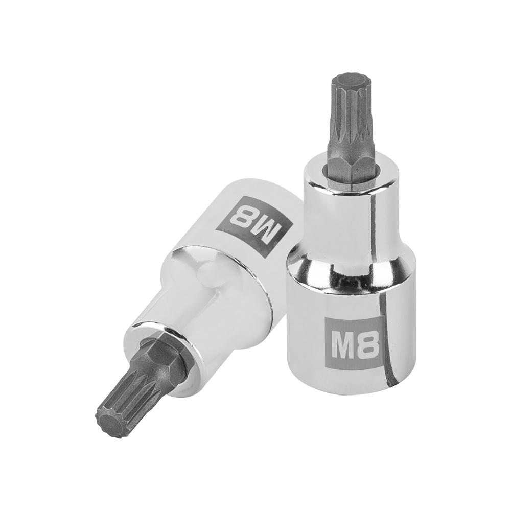 Dado M8 Bristol Punta Corta Encastre de 1/2"" 101294 Truper