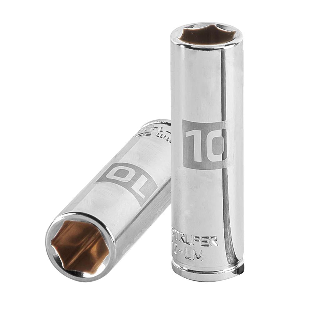 Dado 10mm Hexagonal Tubular Encastre de 1/4"" 13204 Truper