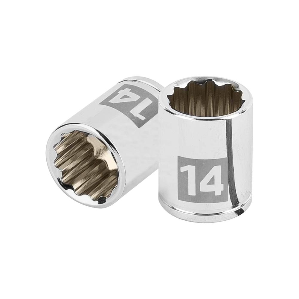 Dado 14mm Poligonal Encastre de 1/4"" 100953 Truper