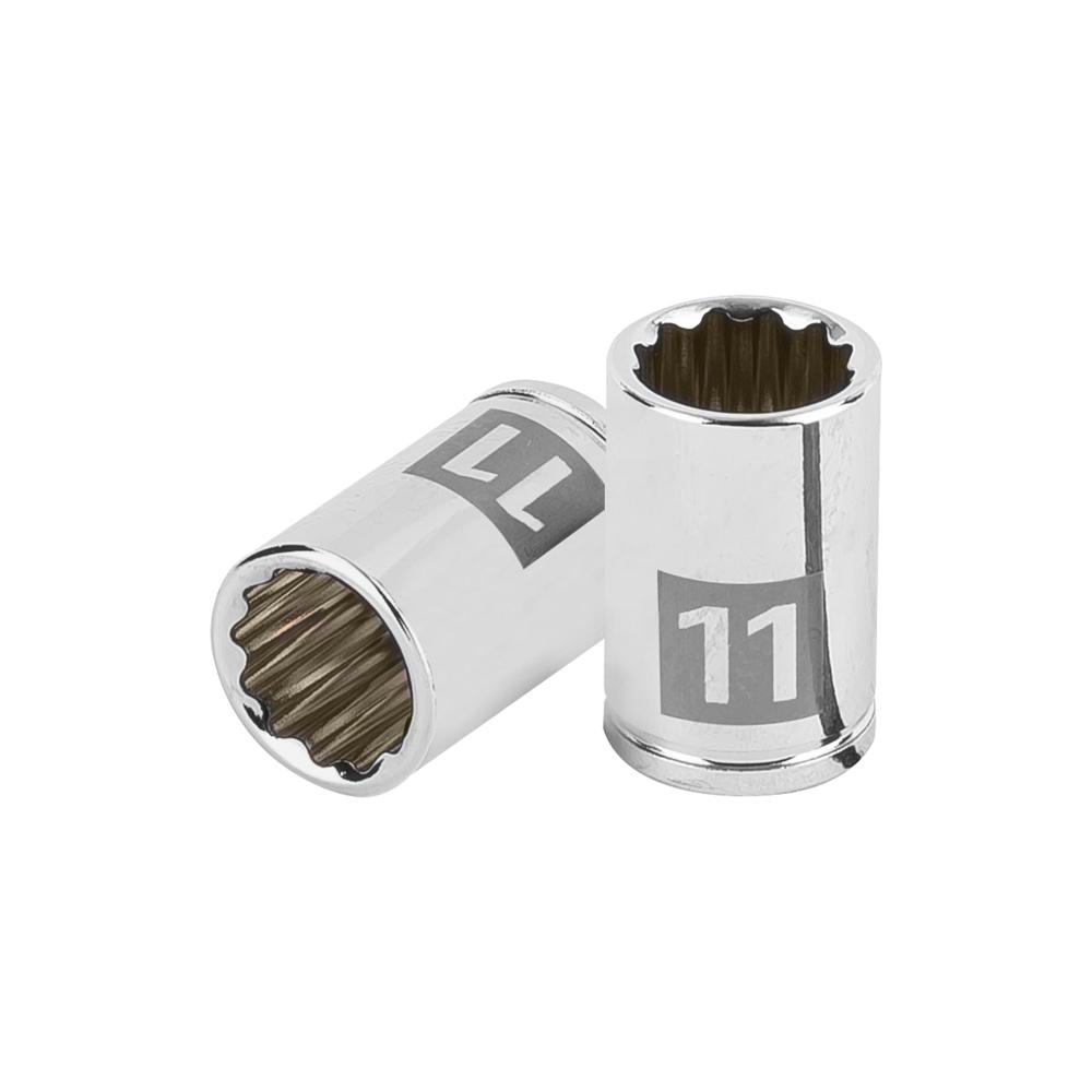 Dado 11mm Poligonal Encastre de 1/4"" 100984 Truper