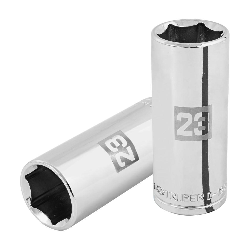 Dado 23mm Hexagonal Tubular Encastre de 1/2"" 101011 Truper