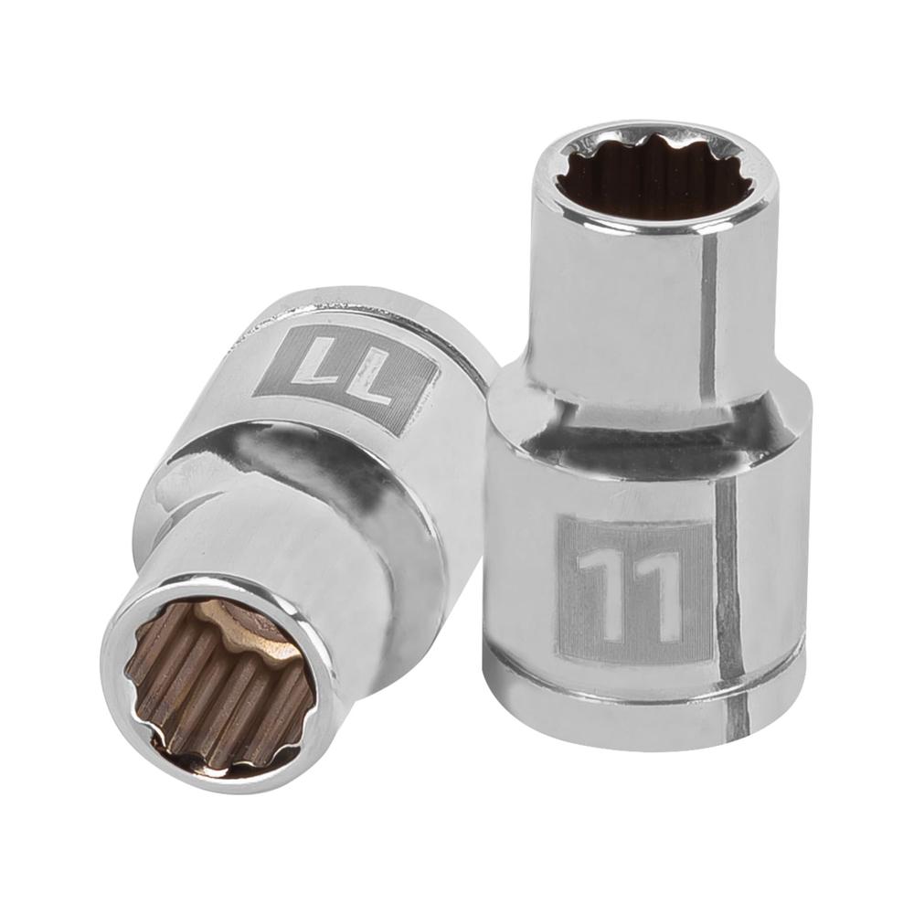 Dado 11mm Poligonal Encastre de 1/2"" 13525 Truper