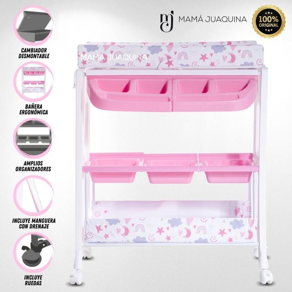 Bañera Cambiador «NAMI» Edición Limitada Pink
