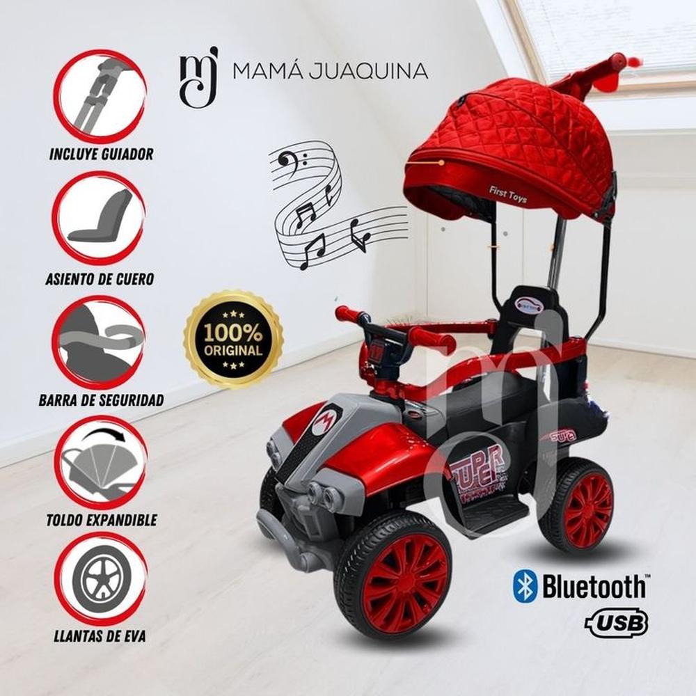 Correpasillo a Batería «KARTMARIO» con Bluetooth Red