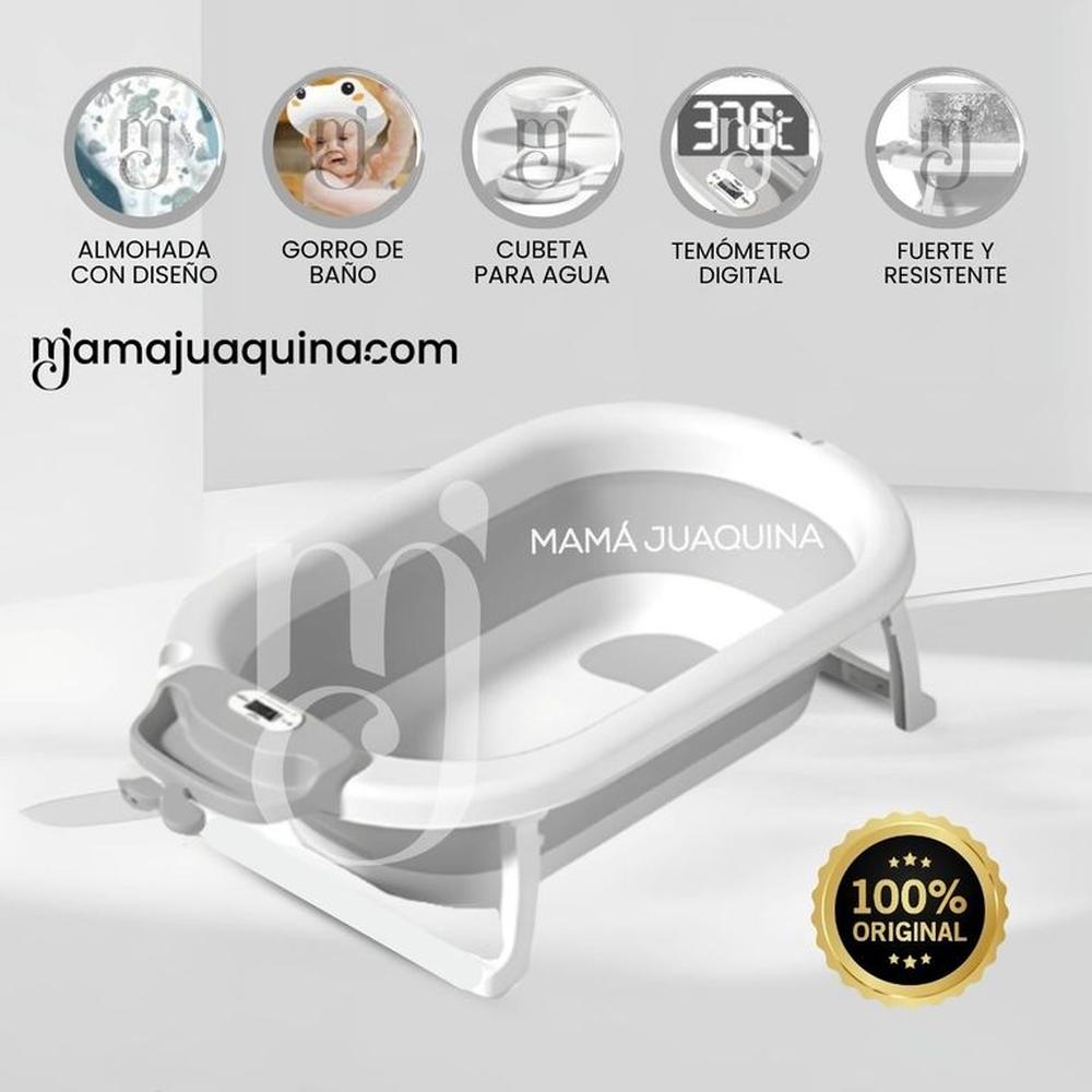 Bañera Plegable para Bebés «WALY MAUI» Gray