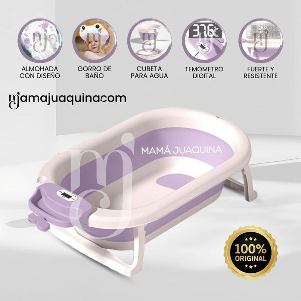 Bañera Plegable para Bebés «WALY MAUI» Purple