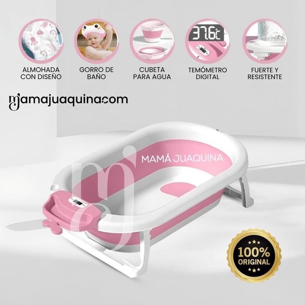 Bañera Plegable para Bebés «WALY MAUI» Pink