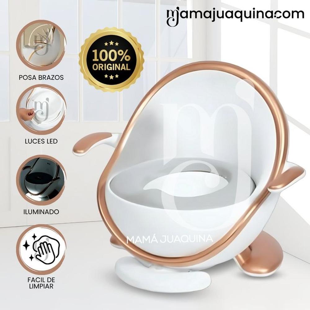 Baño Musical para Niños «SPACEBALL» White Gold