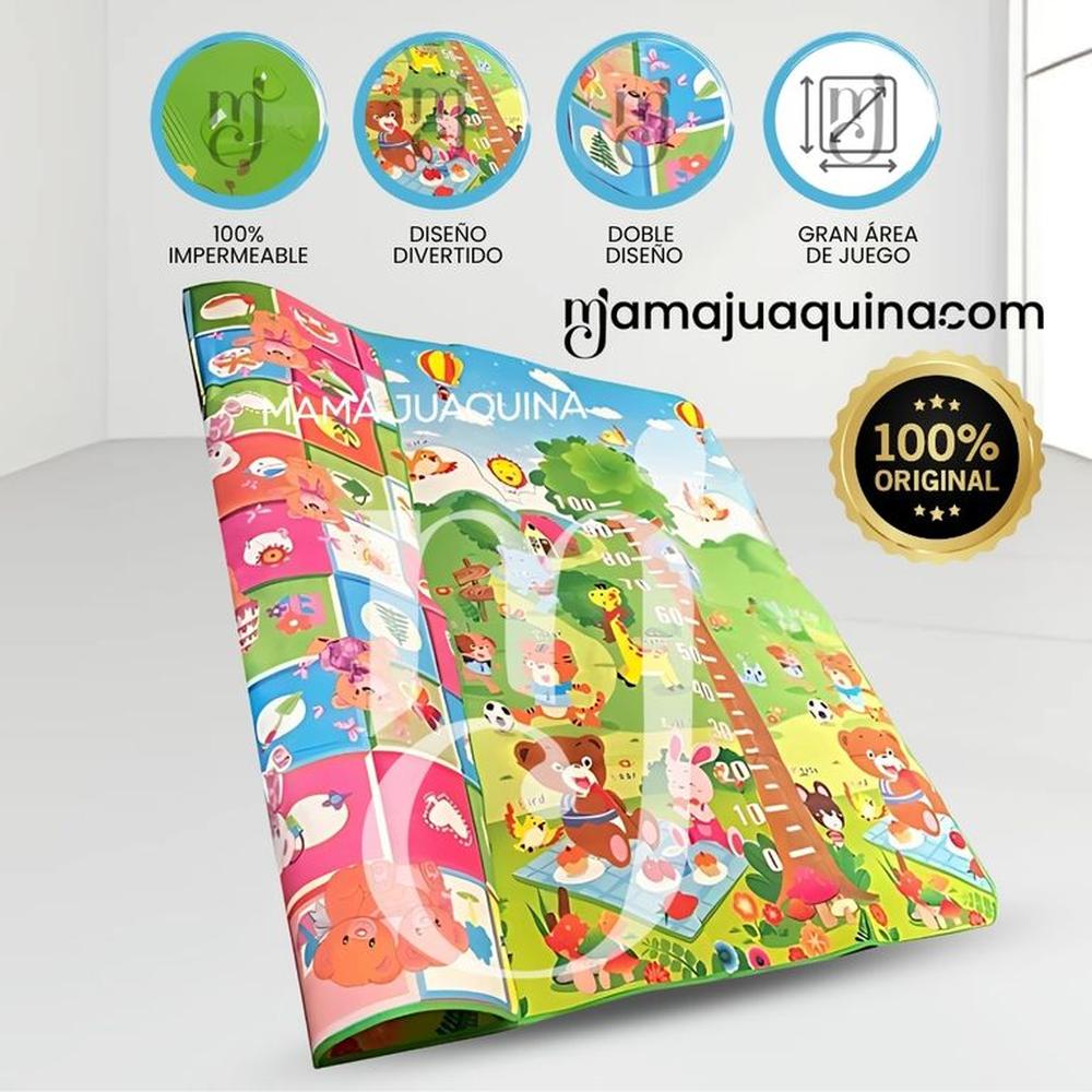 Alfombra Impermeable Reversible «LITTLE GARDEN» Green