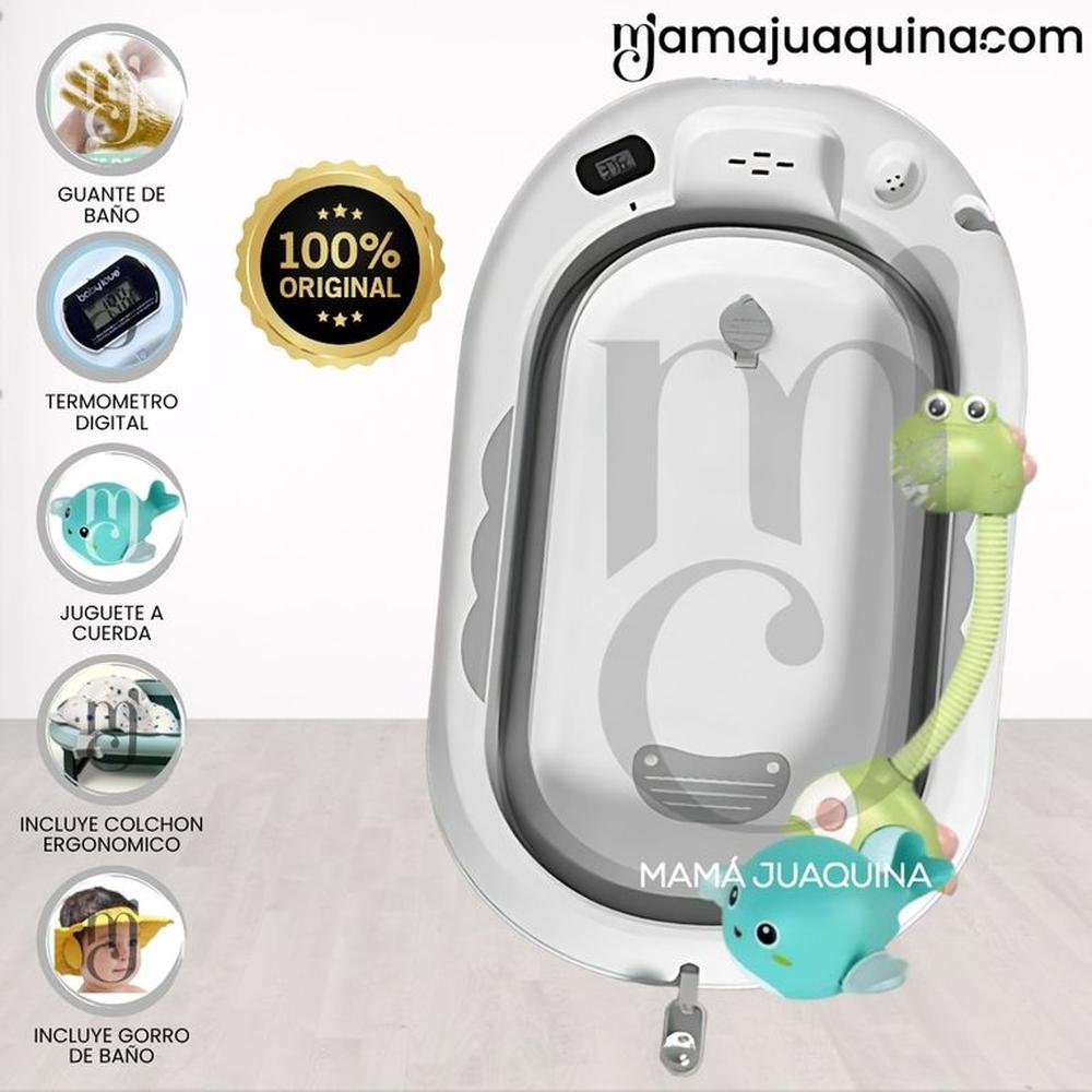 Bañera Plegable con Regadera «JADDE ROSSI» Gray