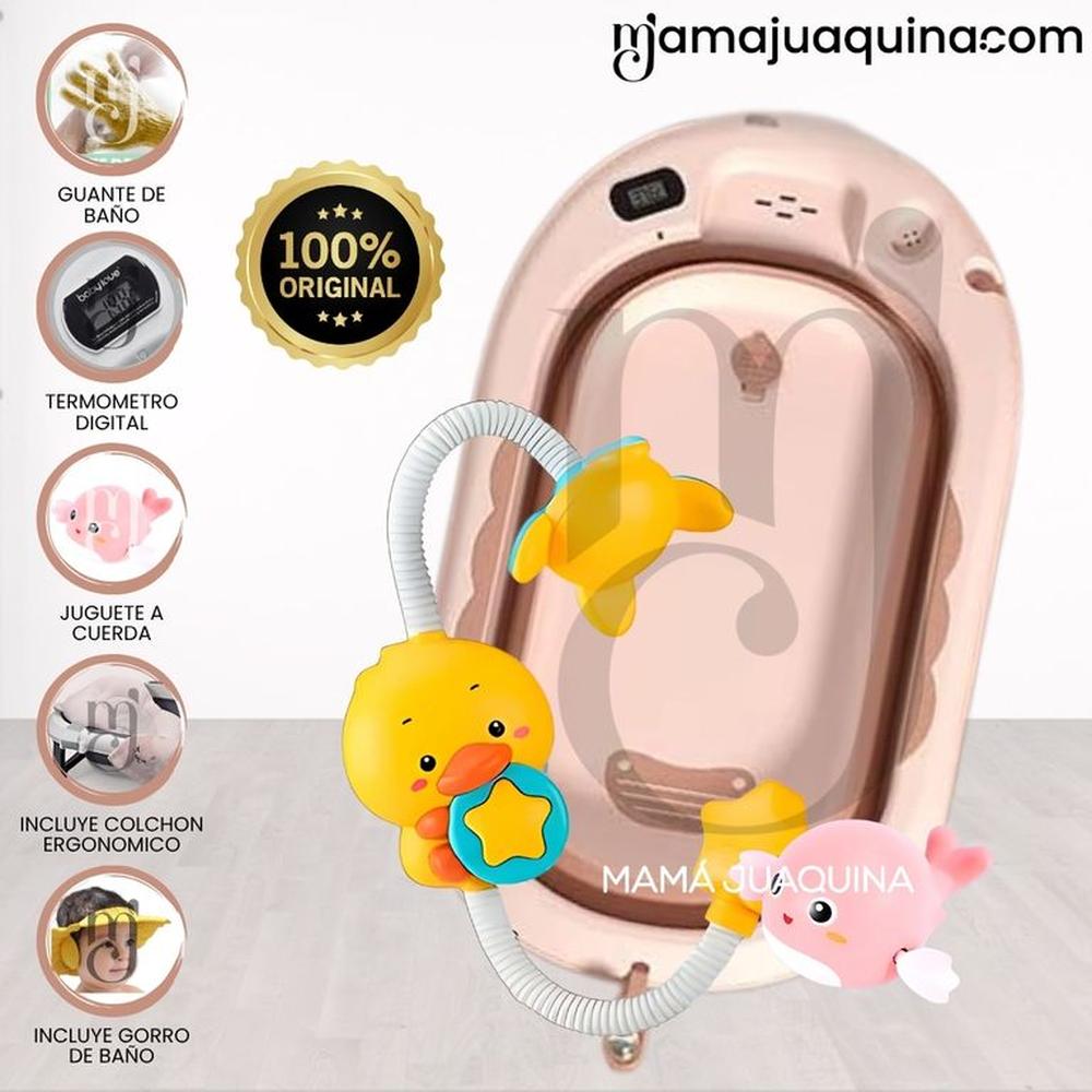 Bañera Plegable con Regadera «JADDE ROSSI» Melòn