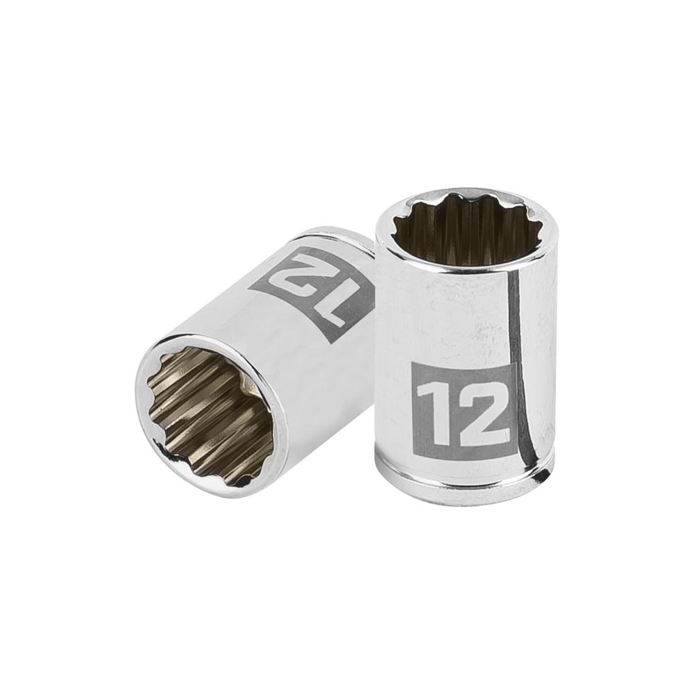 Dado 12mm Poligonal Encastre de 1/4"" 100986 Truper