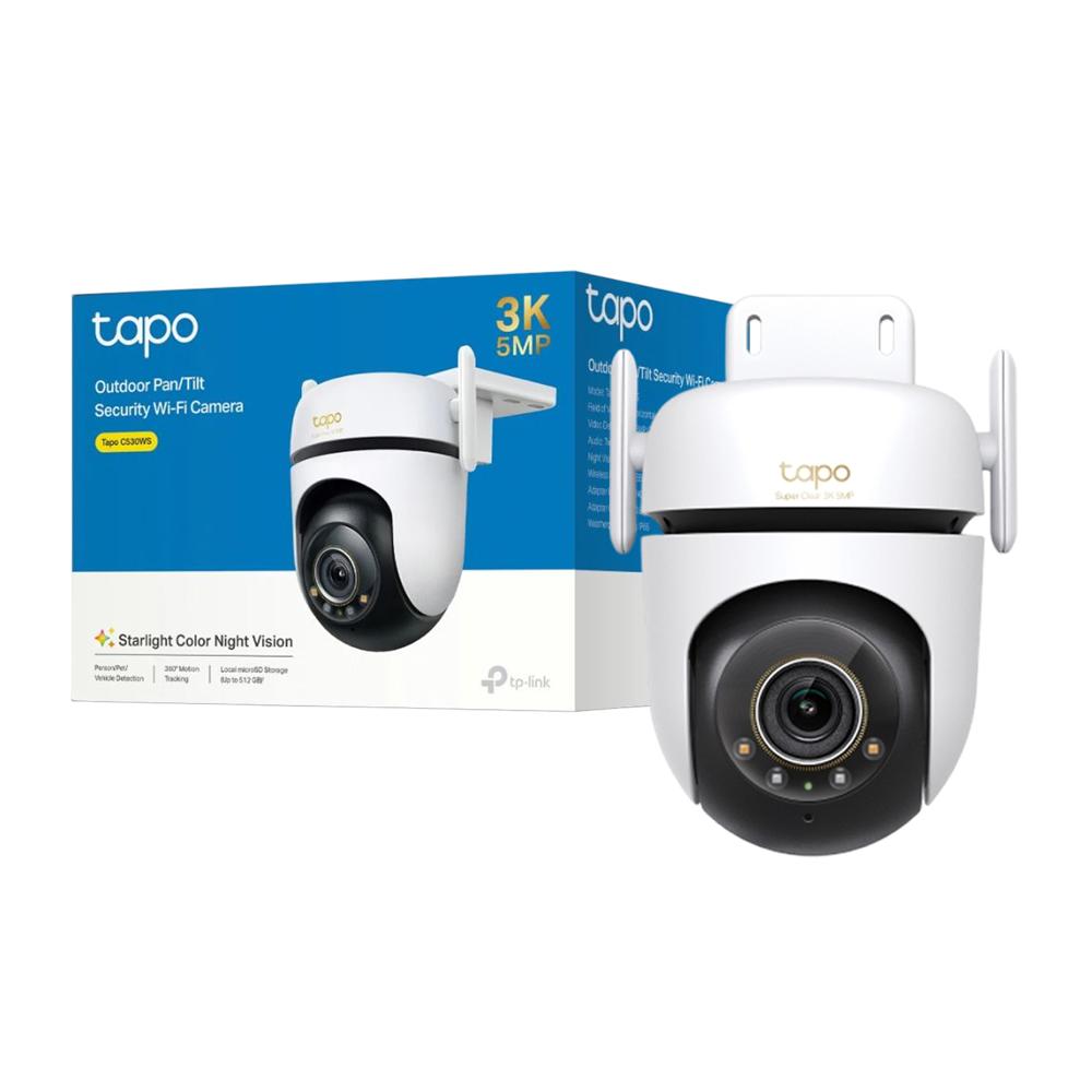 Cámara Vigilancia Tapo C530WS 3K 5MP Wifi Audio 2vías Vision Starlight