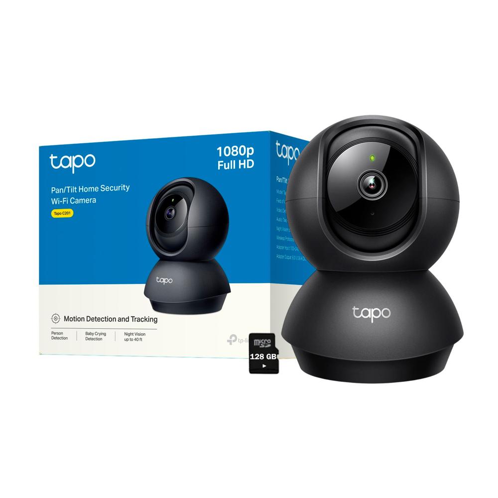 Cámara Vigilancia Tapo C201 2MP Audio Bidireccional Detección IA 128GB