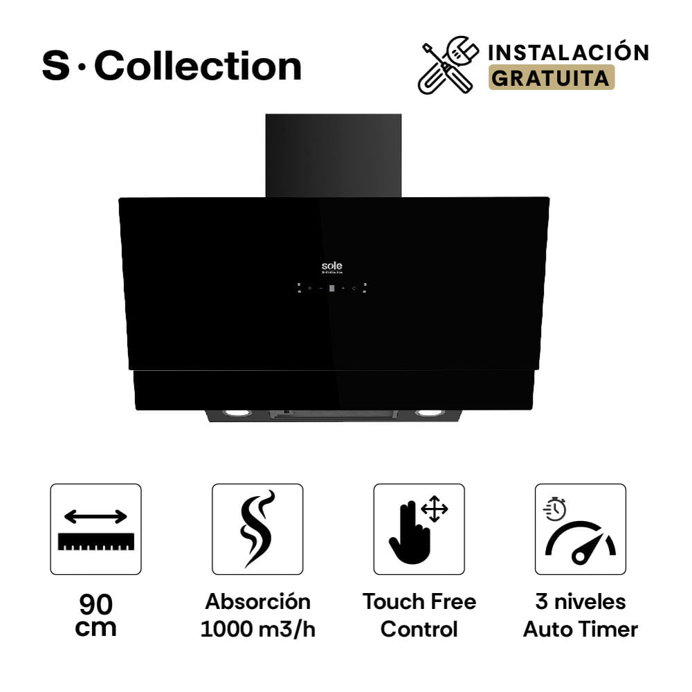 Campana Extractora S-Collection Signature 90 Cm