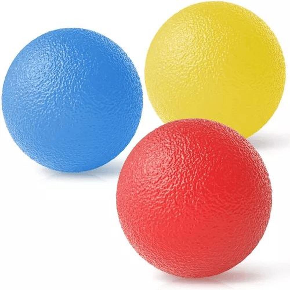 Set De 3 Pelotas Terapia Física/ Antiestrés /Masajeador