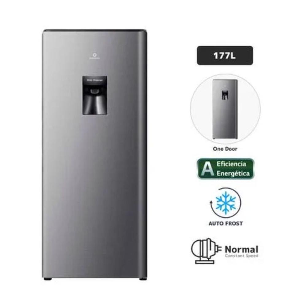 REFRIGERADORA INDURAMA TOP FREEZER RI-289D CROMA.