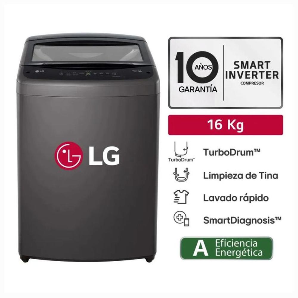 Lavadora Automática LG WT16BVTB 16kg Negro