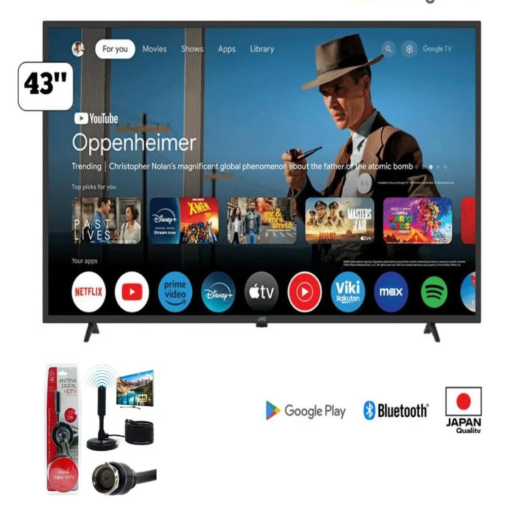 TELEVISOR LED SMARTV 43 JVC FHD LT-43KM348 + ANTENA DIGITAL