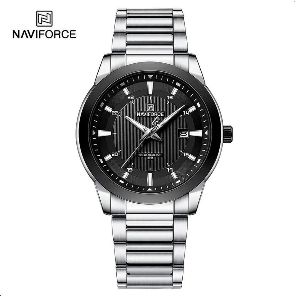 Reloj Pulsera Naviforce Nf8029 Masculino Acero Inoxidable