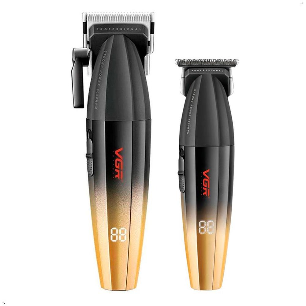 Maquina Corte Combo Profesional Clipper Trimmer VGR Recargable
